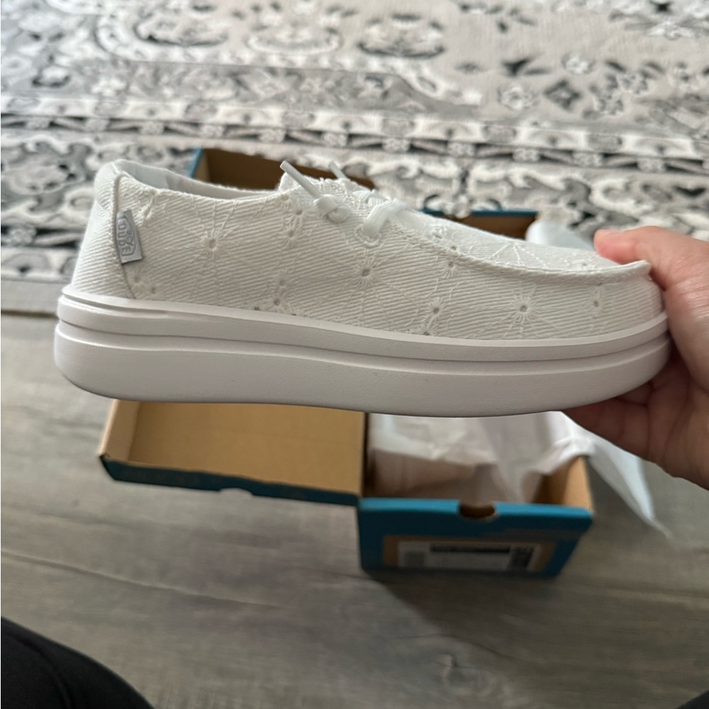 Hey Dude Kids Shoes - White